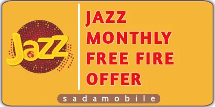 Jazz Monthly Free Fire Offer