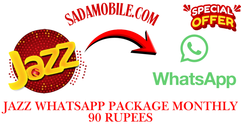 Jazz WhatsApp Package Monthly 90 Rupees – Updated Price, Code & Benefits