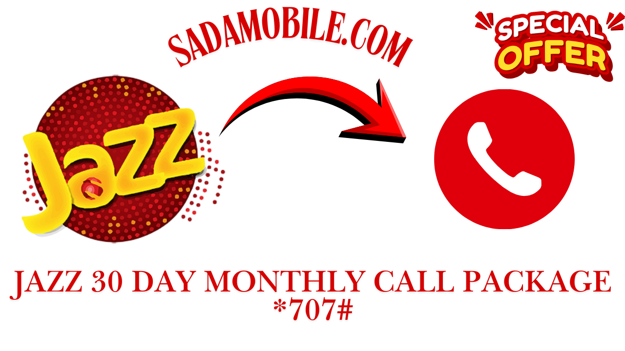 Jazz 30 Day Monthly Call Package *707#: Updated Offer, Minutes & Activation