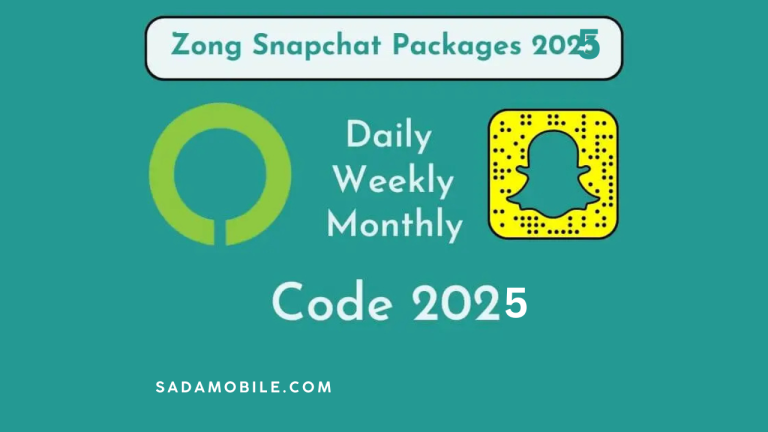 Zong Snapchat Package – Latest Price, Activation Code & MB Details (2025)