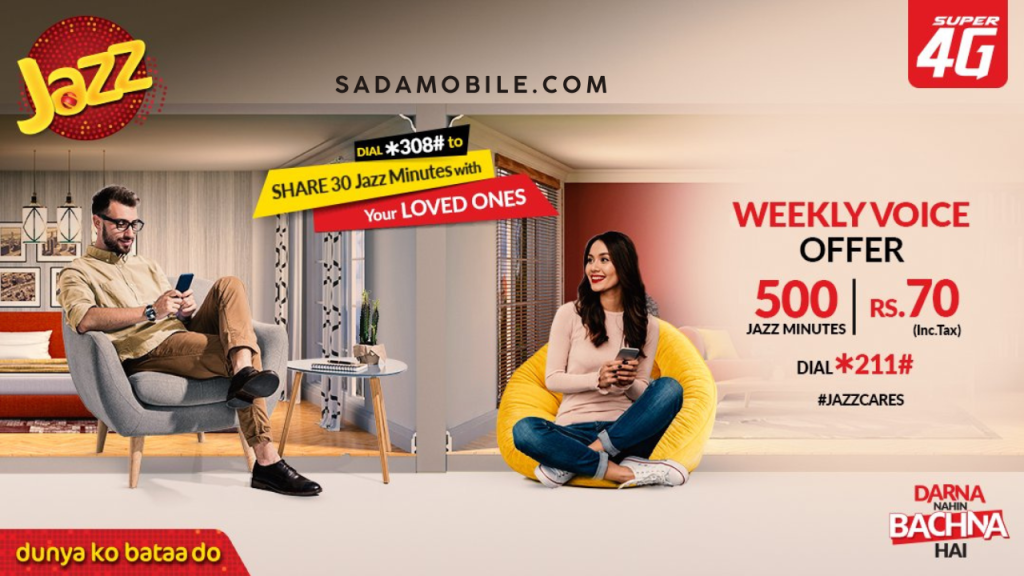 Jazz Weekly Call Package 70 Rupees – Updated Code, Minutes, Price & Full Details